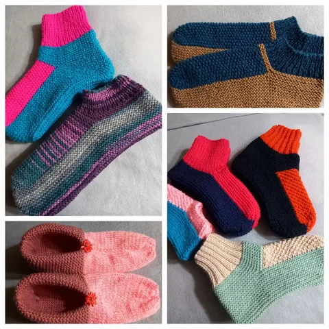 Вязаные носки к Новому году - частное объявление в Тюмень