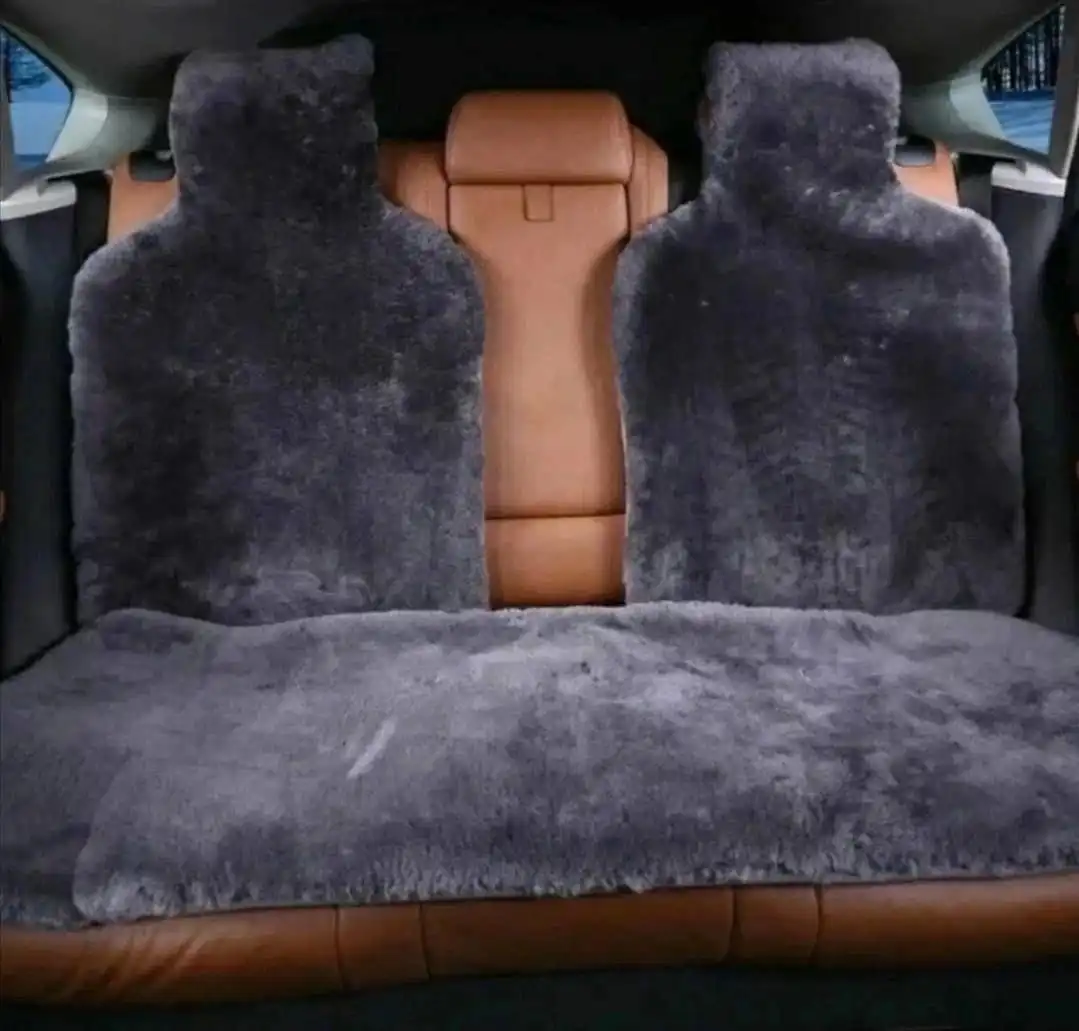 Меховые накидки на автомобильные сидения из натуральной овчины