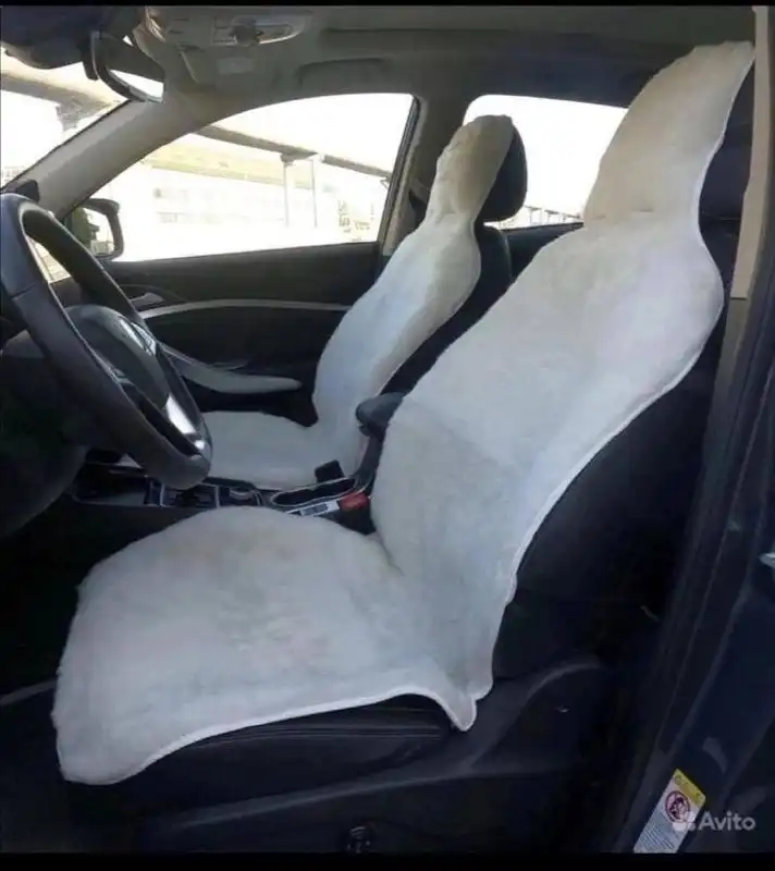 Меховые накидки на автомобильные сидения из натуральной овчины