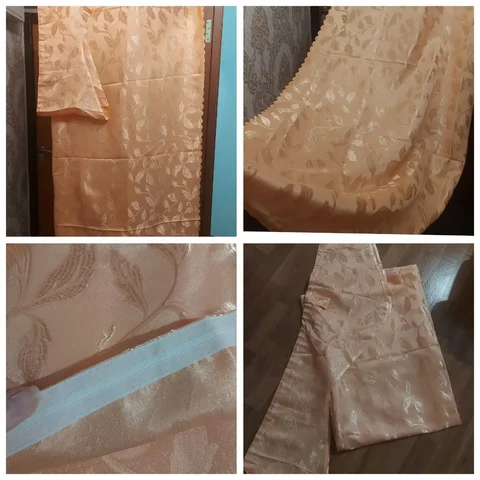 Продам новый комплект готовых штор на шторной ленте - Для дома и дачи в Тюмень