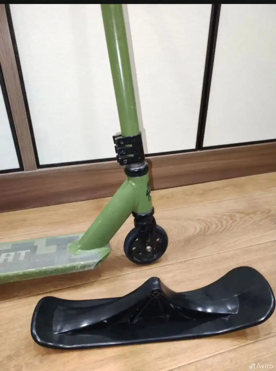 Снегокат-самокат трюковой 2-в-1 для детей