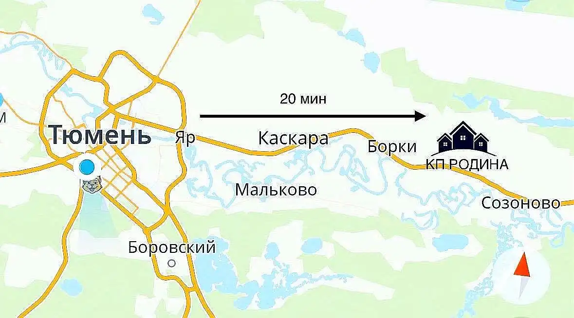 Земельные участки ИЖС под Тюменью - Земельные участки (Недвижимость) в Тюмень