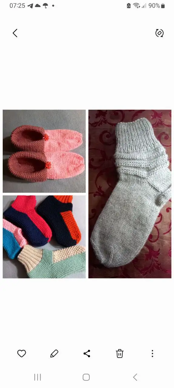 Уютные вязаные носки ручной работы - Барахолка в Тюмень