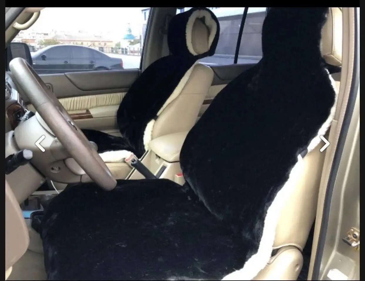 Меховые накидки на авто из натуральной овчины - Аксессуары (Авто) в Тюмень