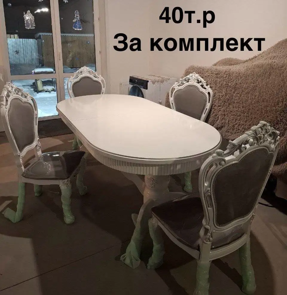 Продам новый кухонный стол со стульями - Мебель (Для дома и дачи) в Тюмень