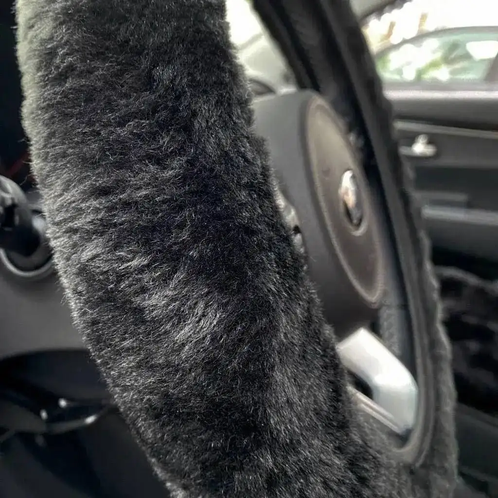 Меховые чехлы на руль авто из натуральной овчины - Аксессуары (Авто) в Тюмень