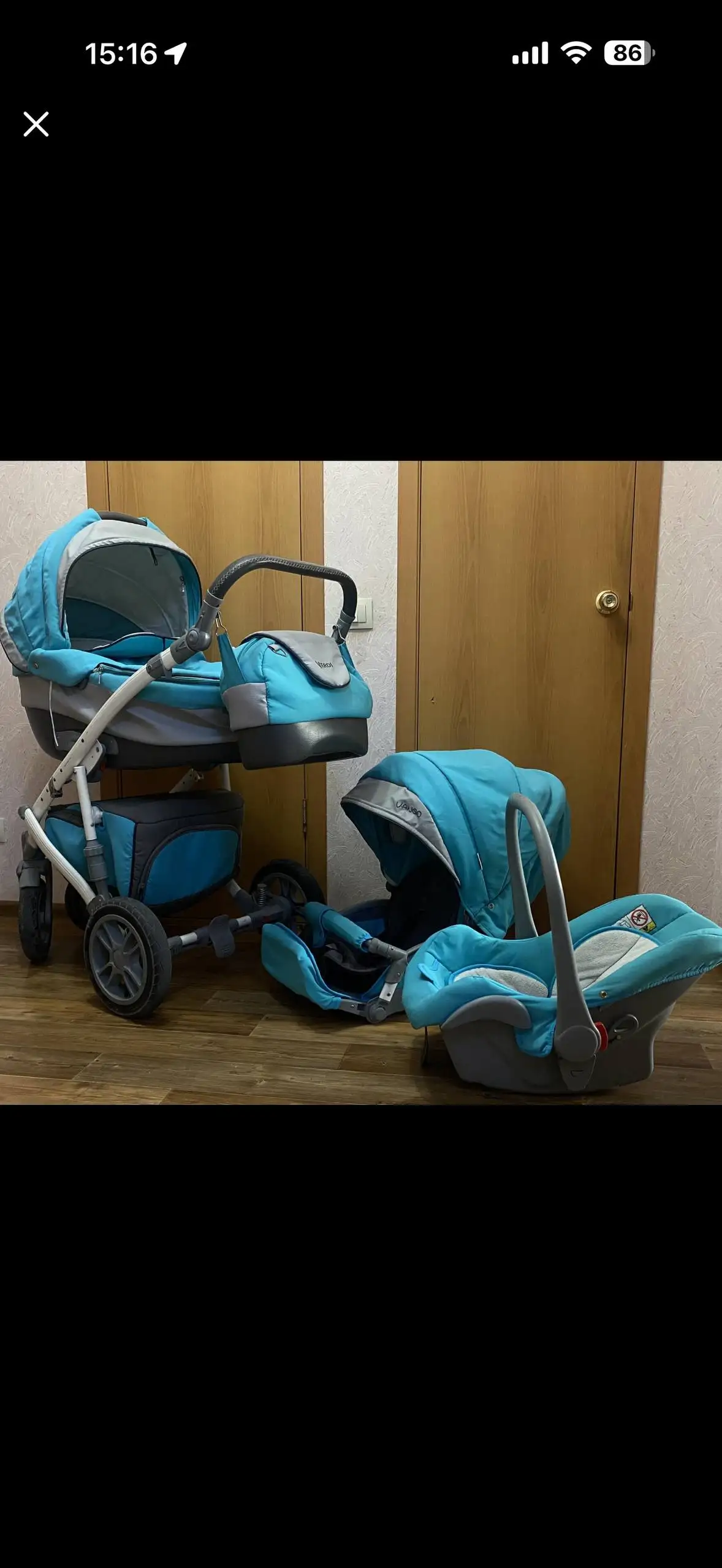 Продам коляску 3в1 и кровать - Коляски и кроватки (Товары для детей) в Тюмень