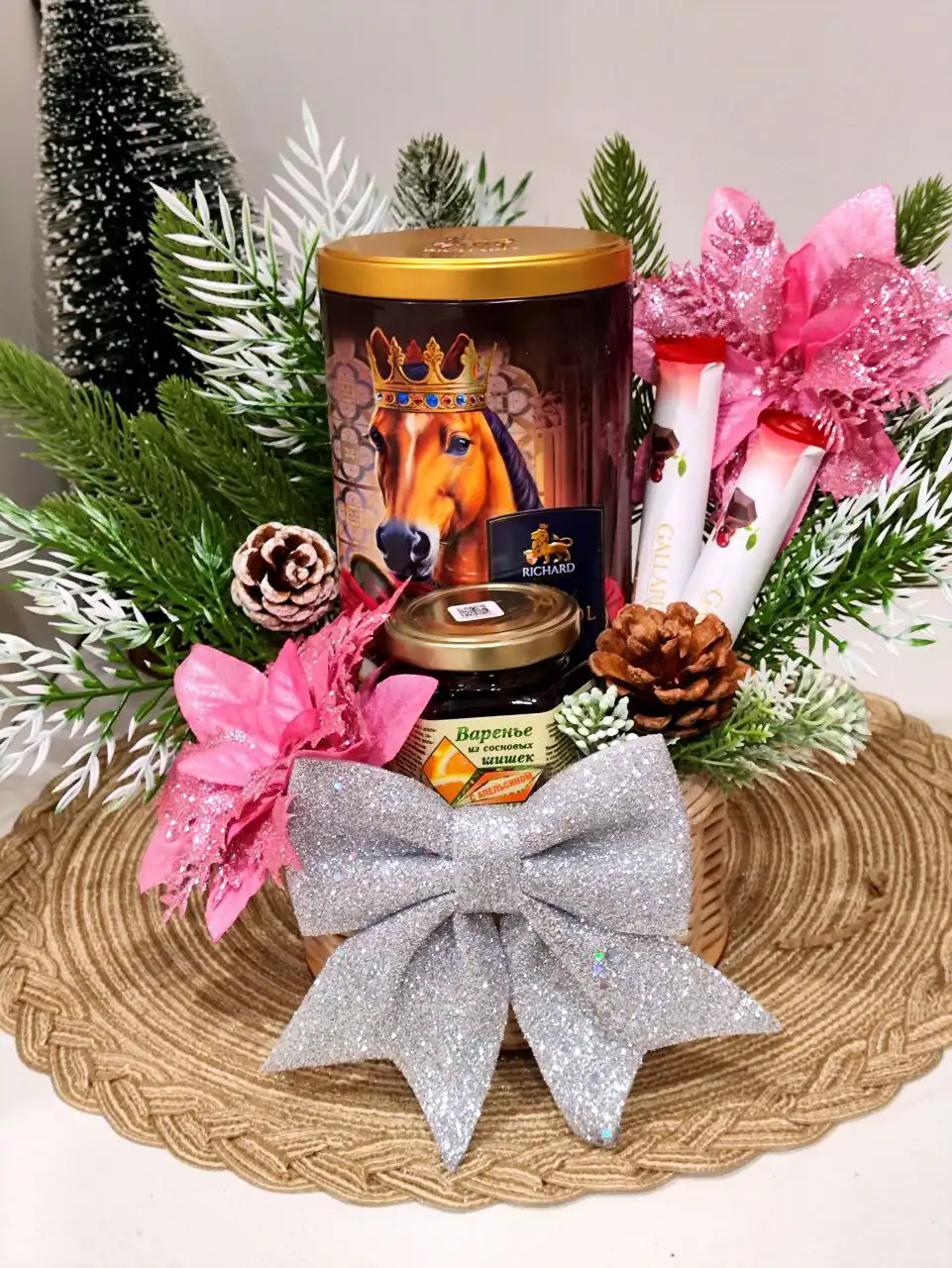 Новогодний подарочный букет