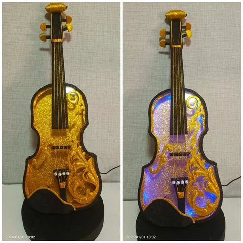 Золотая скрипка с подсветкой и пультом управления - Продукты питания в Ульяновск