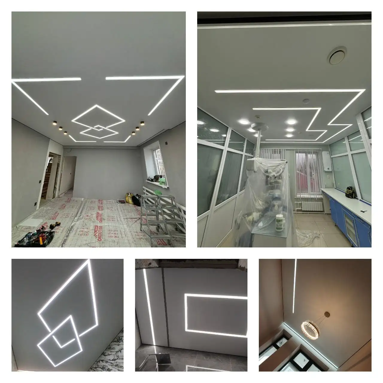 Натяжные потолки и освещение для дома - Ремонт и отделка (Услуги) в Ульяновск