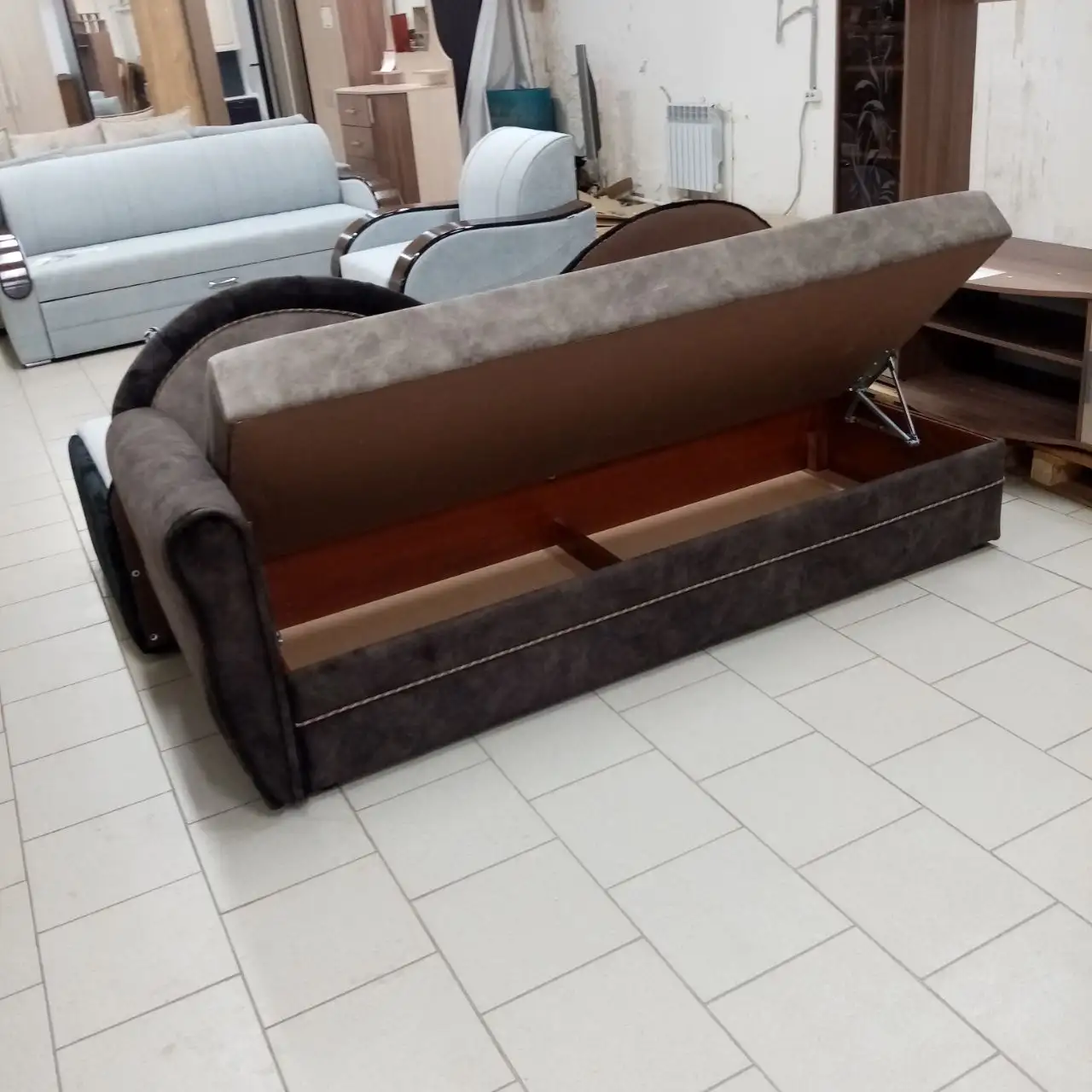 Диван-дельфин-сундук с подлокотниками 210 см - Мебель (Барахолка) в Ульяновск