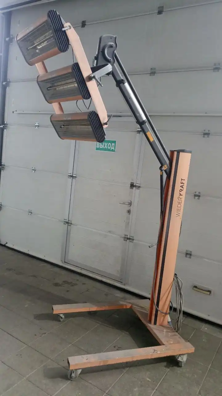 Трехкассетная мобильная ИК-сушка WDK-ЗАТ на пантографической стойке - Оборудование для покраски (Готовый бизнес и оборудование) в Краснодар