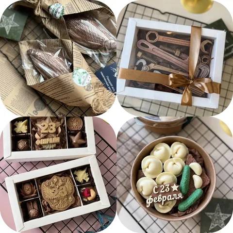 Натуральный шоколад и наборы к 23 февраля - Ручная работа/Ножи в Краснодар