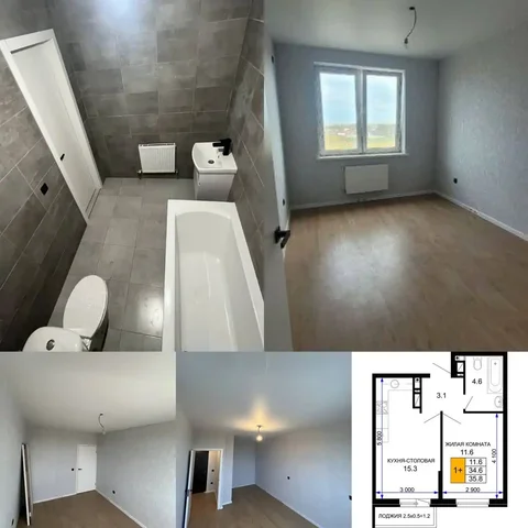 Срочная продажа 1-комнатной квартиры в ЖК Дыхание в Краснодаре - Недвижимость в Краснодар