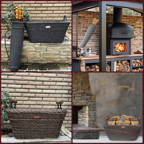 Дровница и шампурница из ротанга - Новогодние товары в Краснодар