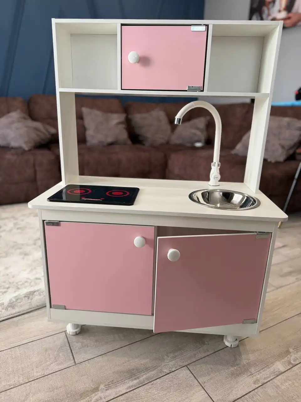 Детская игровая деревянная комната-кухня с имитацией плиты - Игровая мебель (Товары для детей) в Краснодар