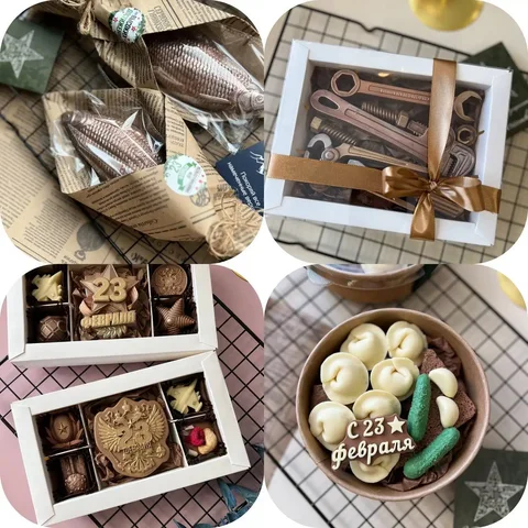 Подарки к 23 февраля: премиальный шоколад ручной работы - частное объявление в Краснодар