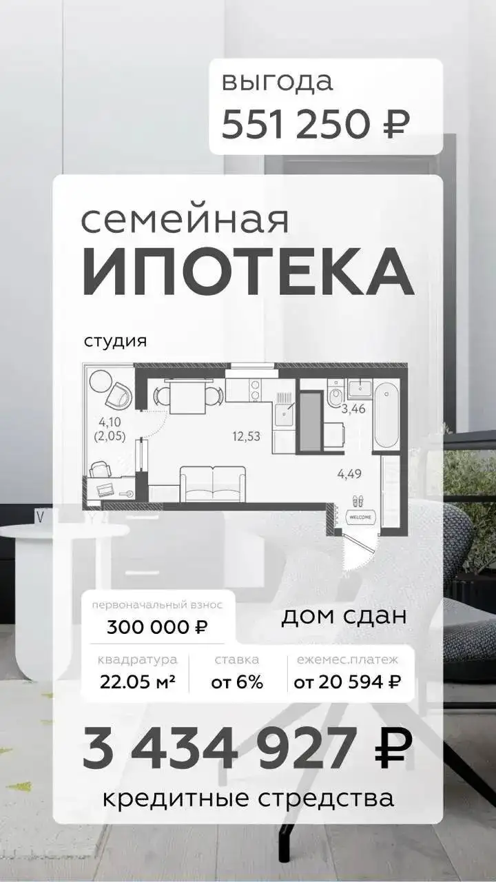 ЖК «ТЁПЛЫЕ КРАЯ» - Первоначальный взнос 300.000₽ по семейной ипотеке - Недвижимость в Краснодар