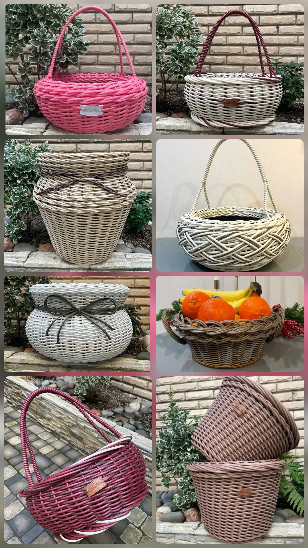 Кашпо и корзины из искусственного ротанга к 8 Марта - Декор и интерьер (Для дома и дачи) в Краснодар