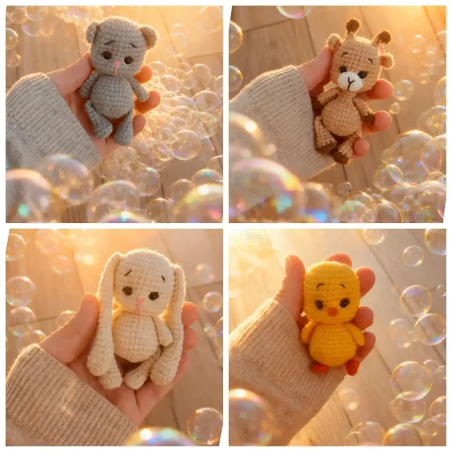 Продажа миниатюрных игрушек амигуруми ручной работы - Страйкбол в Краснодар