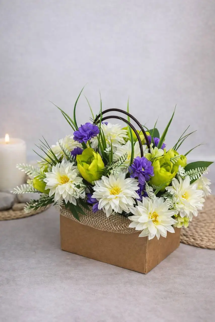 Красивые корзины из искусственных цветов ручной работы - Рукоделие (Хобби и отдых) в Краснодар