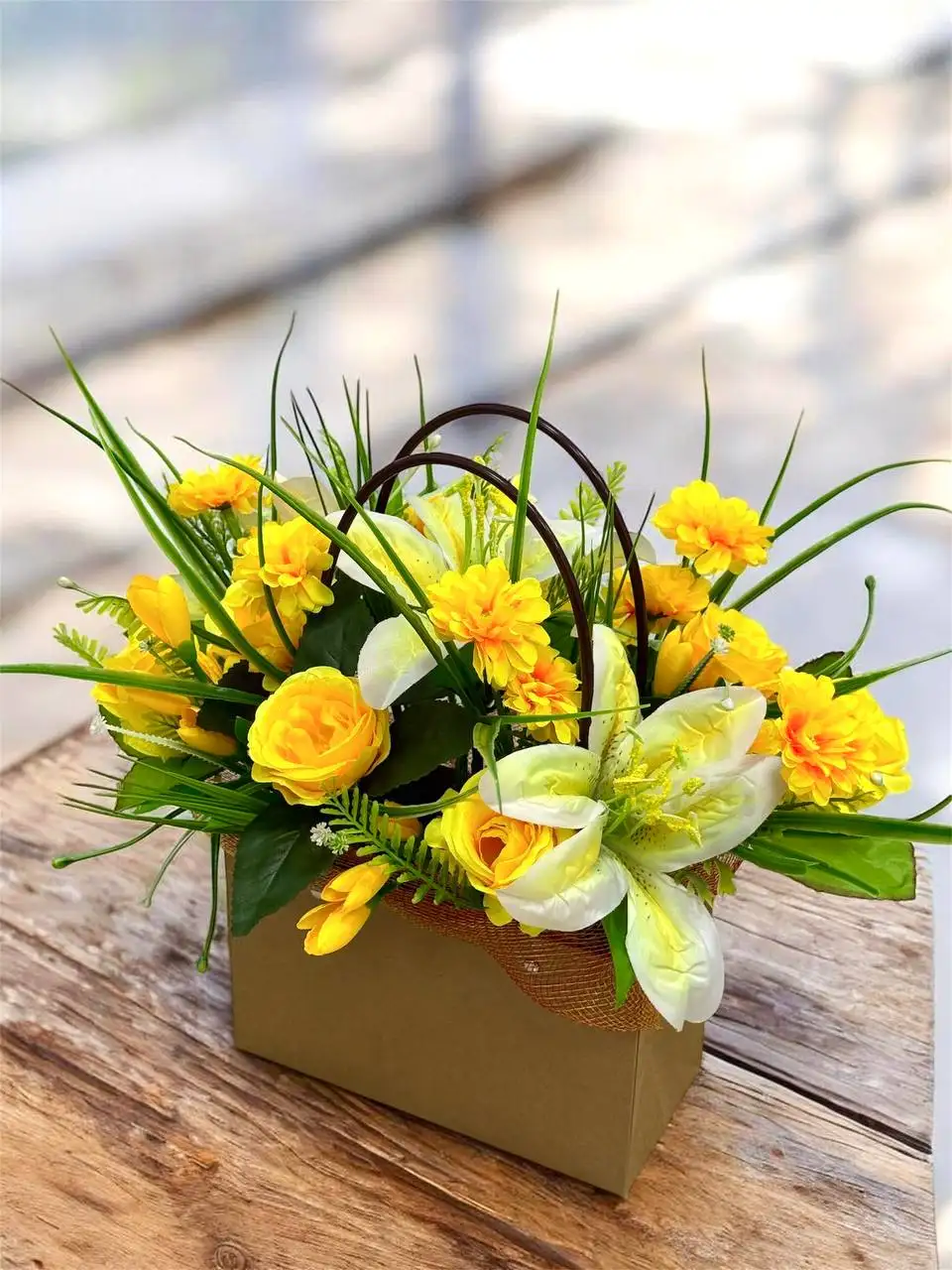 Красивые корзины из искусственных цветов ручной работы - Рукоделие (Хобби и отдых) в Краснодар