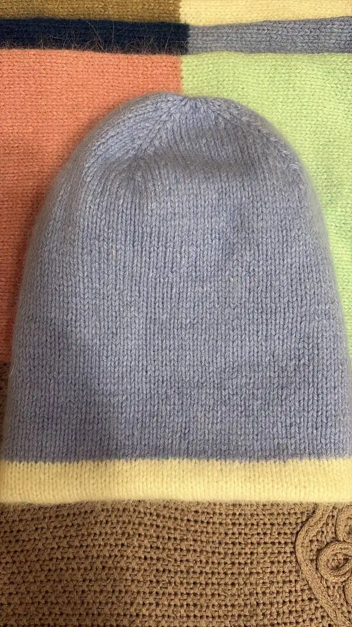 Шапки ручной вязки из шерсти, ангоры и пуха норки - Головные уборы (Одежда) в Краснодар