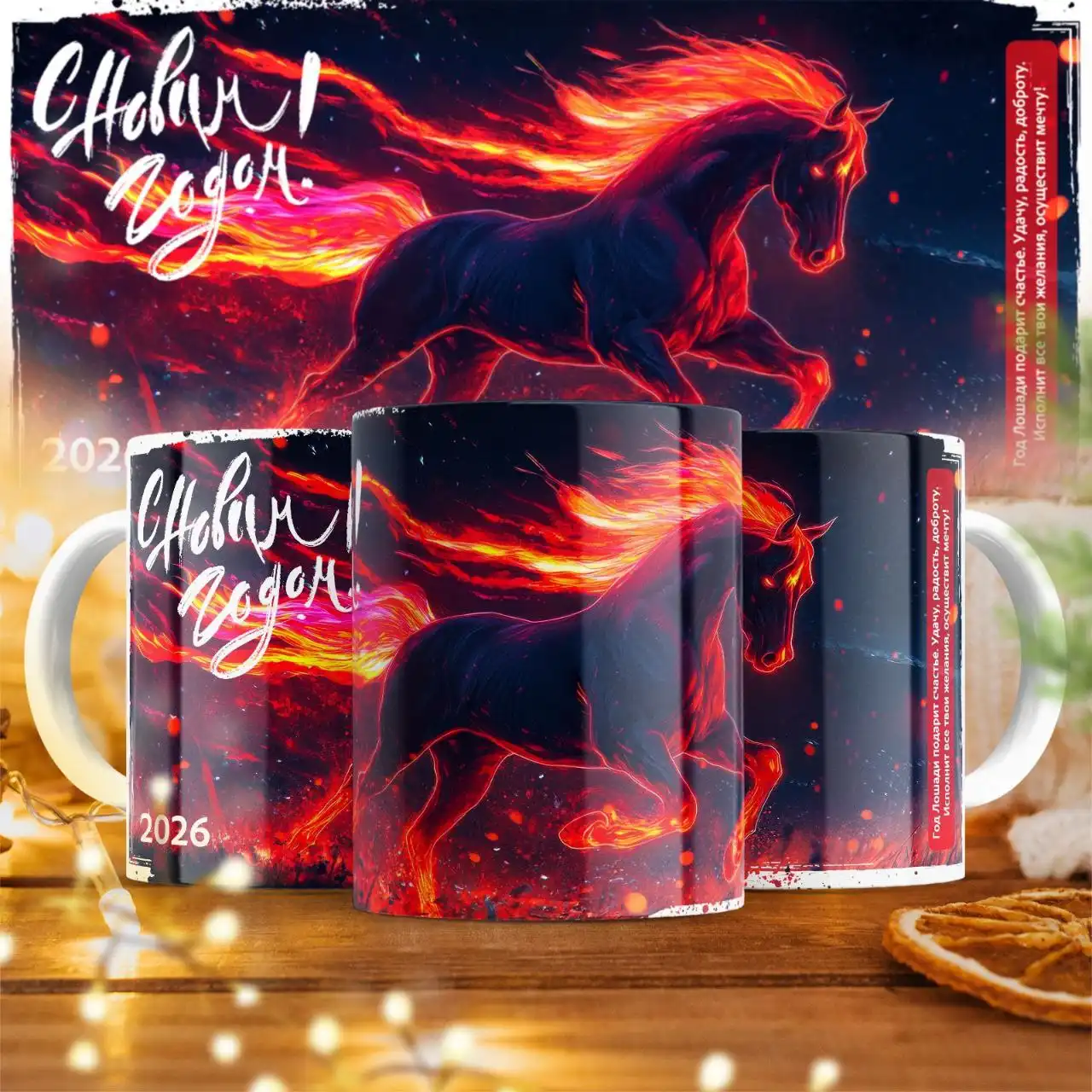 Новогодние подарки и сувенирная продукция с печатью