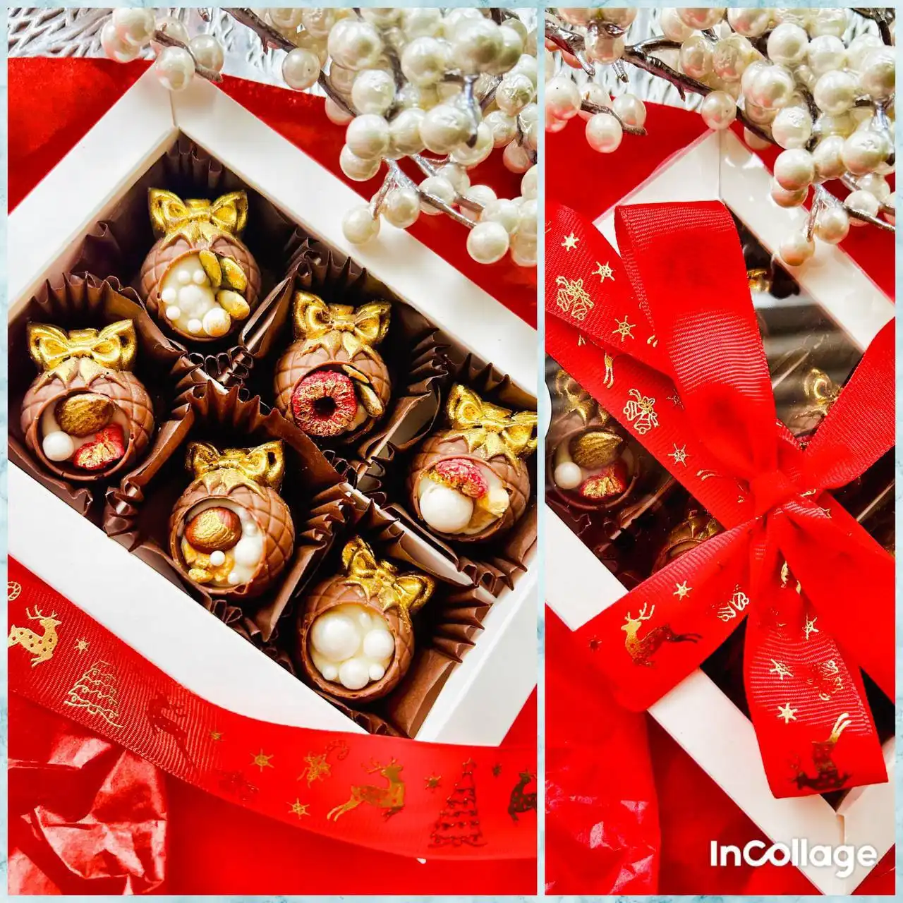 Боксы бельгийского шоколада к Новому году