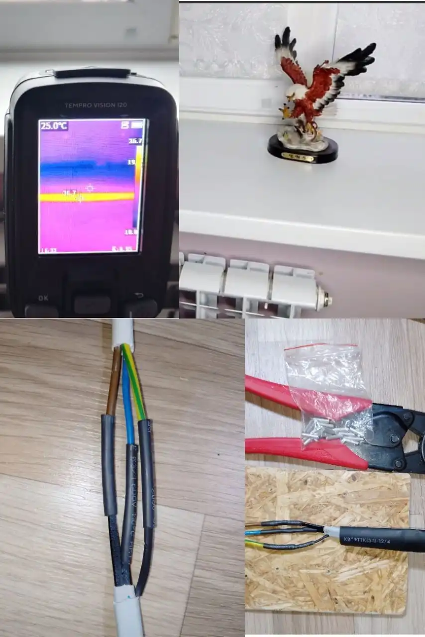 Устранение конденсата на окнах с помощью саморегулирующегося греющего кабеля