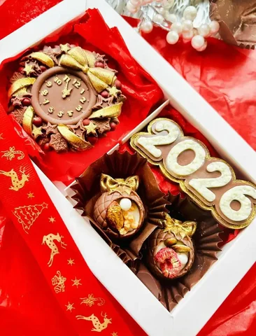 Боксы из бельгийского шоколада к Новому 2026 году - Хобби и отдых в Самара