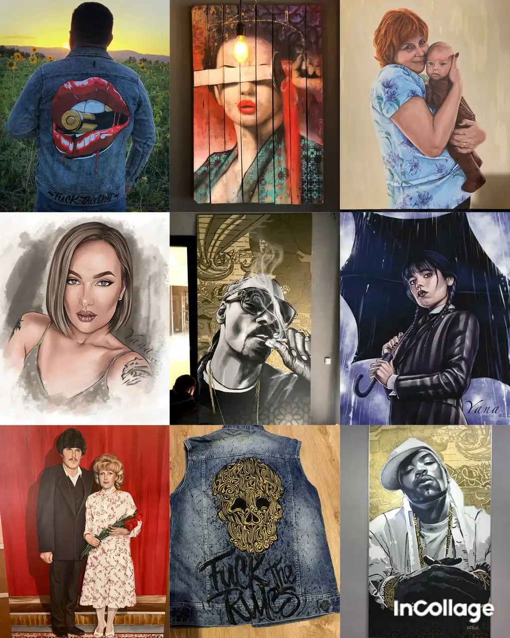 Портреты, шаржи и художественные картины на заказ