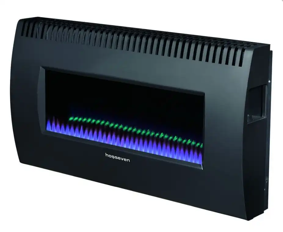 Настенный газовый дизайнконвектор Hosseven HP-3 с панорамным стеклом