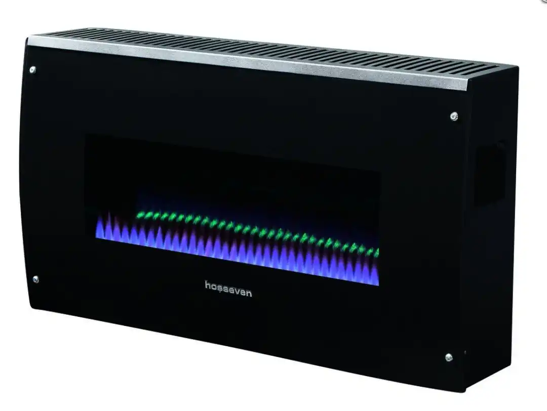 Настенный газовый дизайн-конвектор Hosseven HP-3 с панорамным стеклом