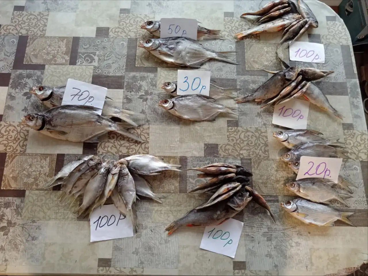 Вяленая рыба (подлещики, густерка, окуни) в Самаре