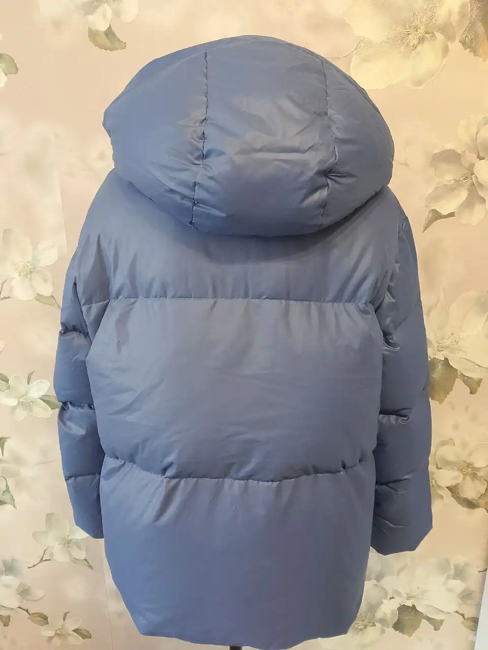 Новый теплый пуховик натуральный пух