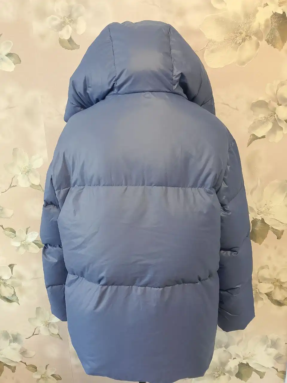 Новый теплый пуховик натуральный пух