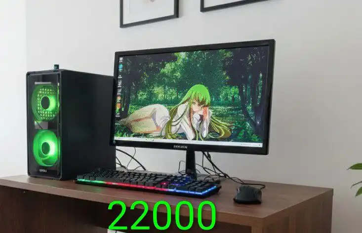 Продам бюджетный игровой компьютер с монитором Samsung