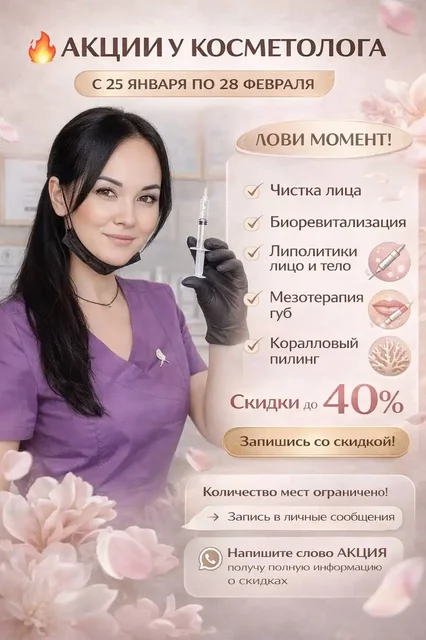 Зимние предложения на косметологические процедуры от косметолога с медицинским образованием - Лекарства в Самара
