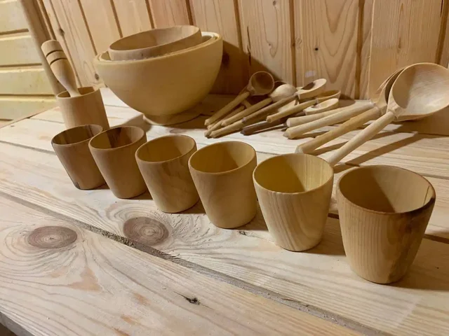 Набор стопок из массива липы - Постельное белье в Самара