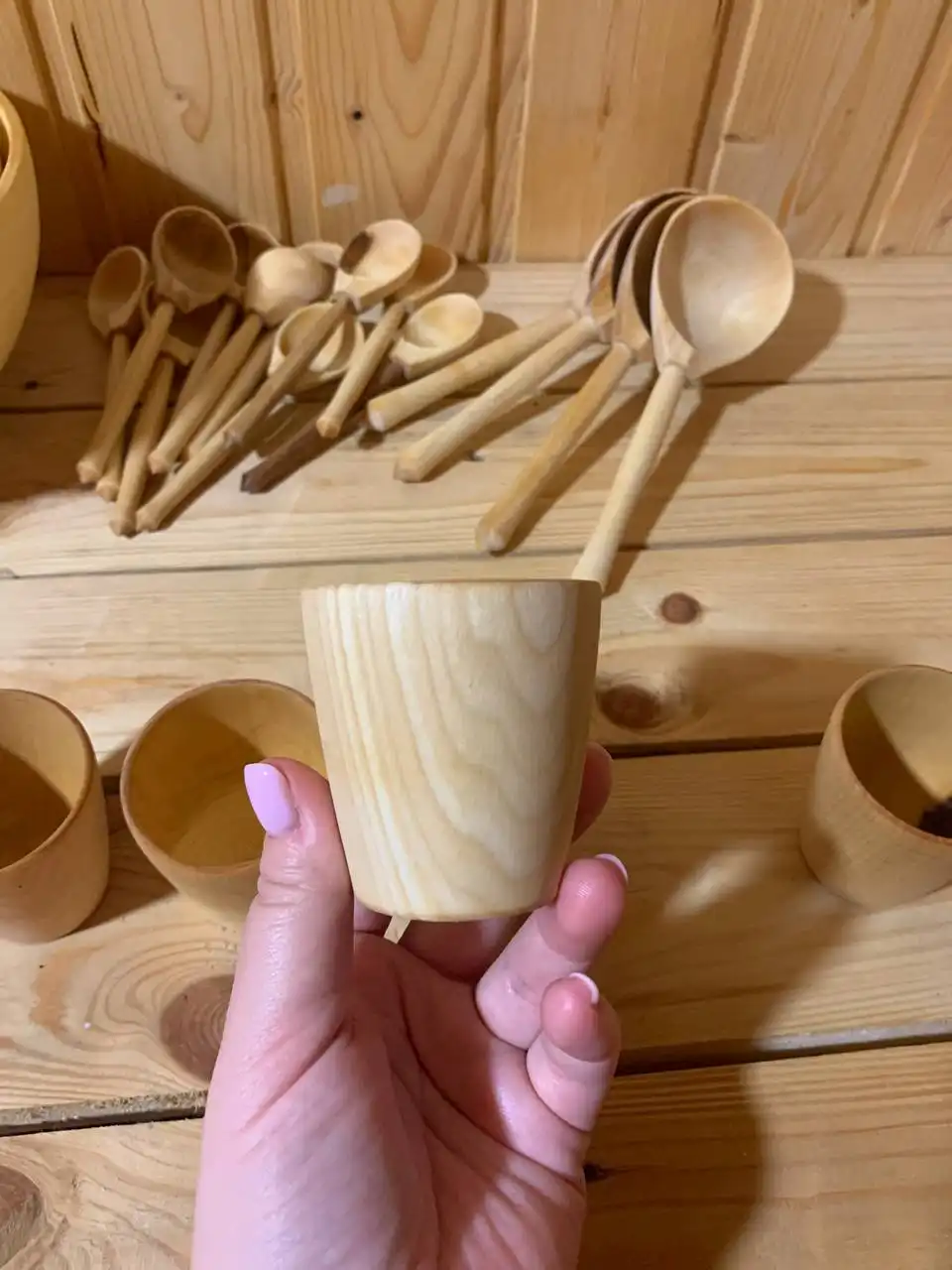 Набор стопок из массива липы - Для дома и дачи в Самара