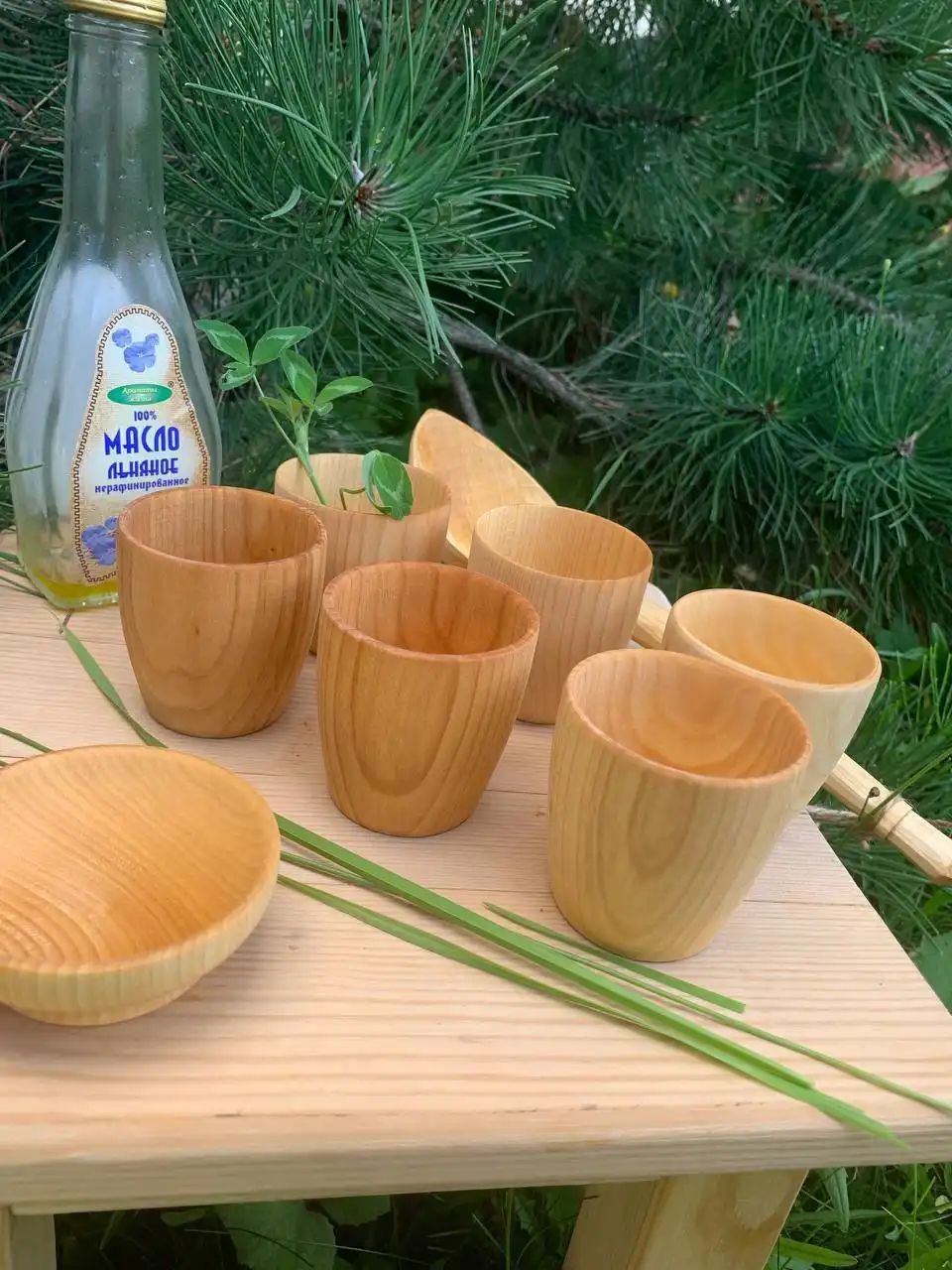 Набор стопок из массива липы - Для дома и дачи в Самара