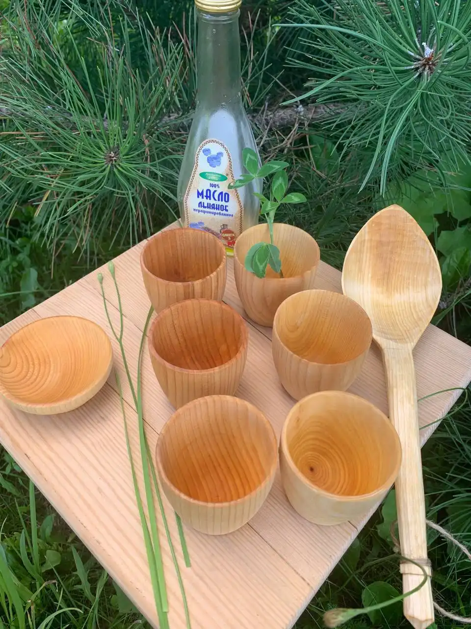 Набор стопок из массива липы - Для дома и дачи в Самара