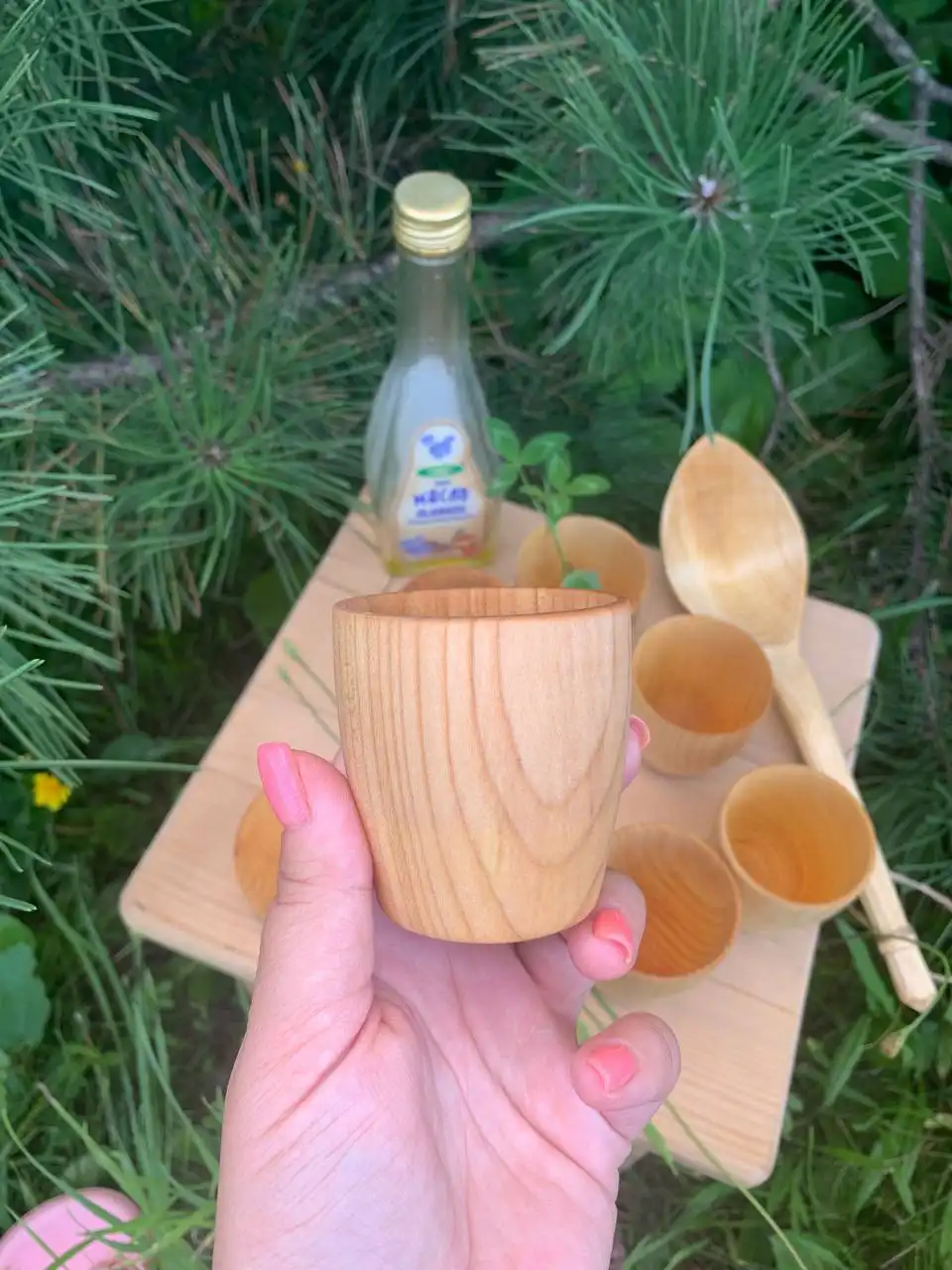 Набор стопок из массива липы - Для дома и дачи в Самара