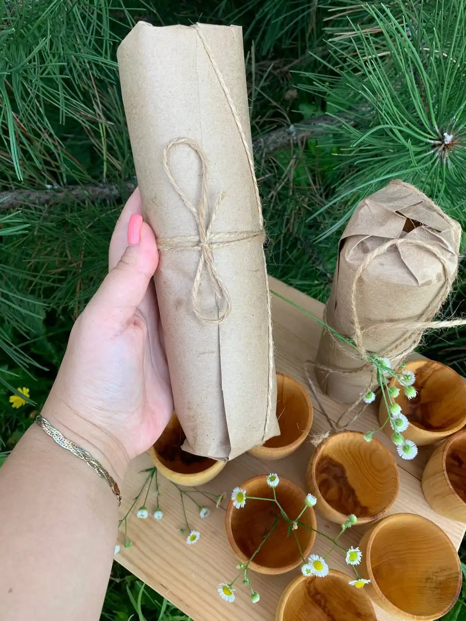 Набор стопок из массива липы - Для дома и дачи в Самара