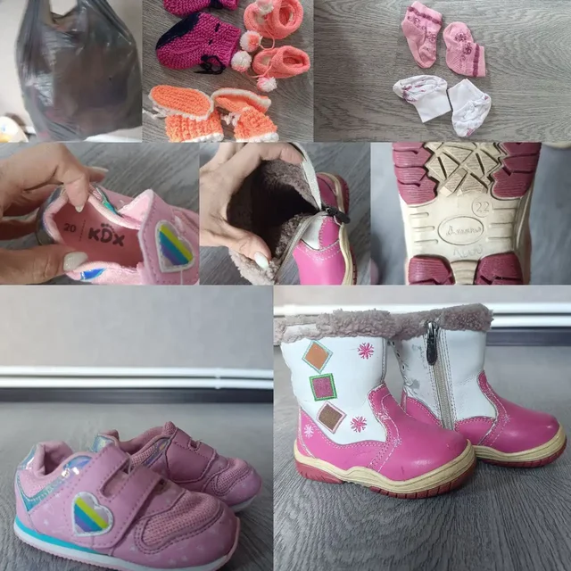 Одежда на девочку до 1 года с обувью - Кроссовки в Самара