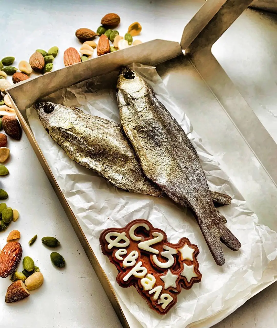 Рыбка из бельгийского шоколада к 23 февраля - Рукоделие/Подарки (Хобби и отдых) в Самара