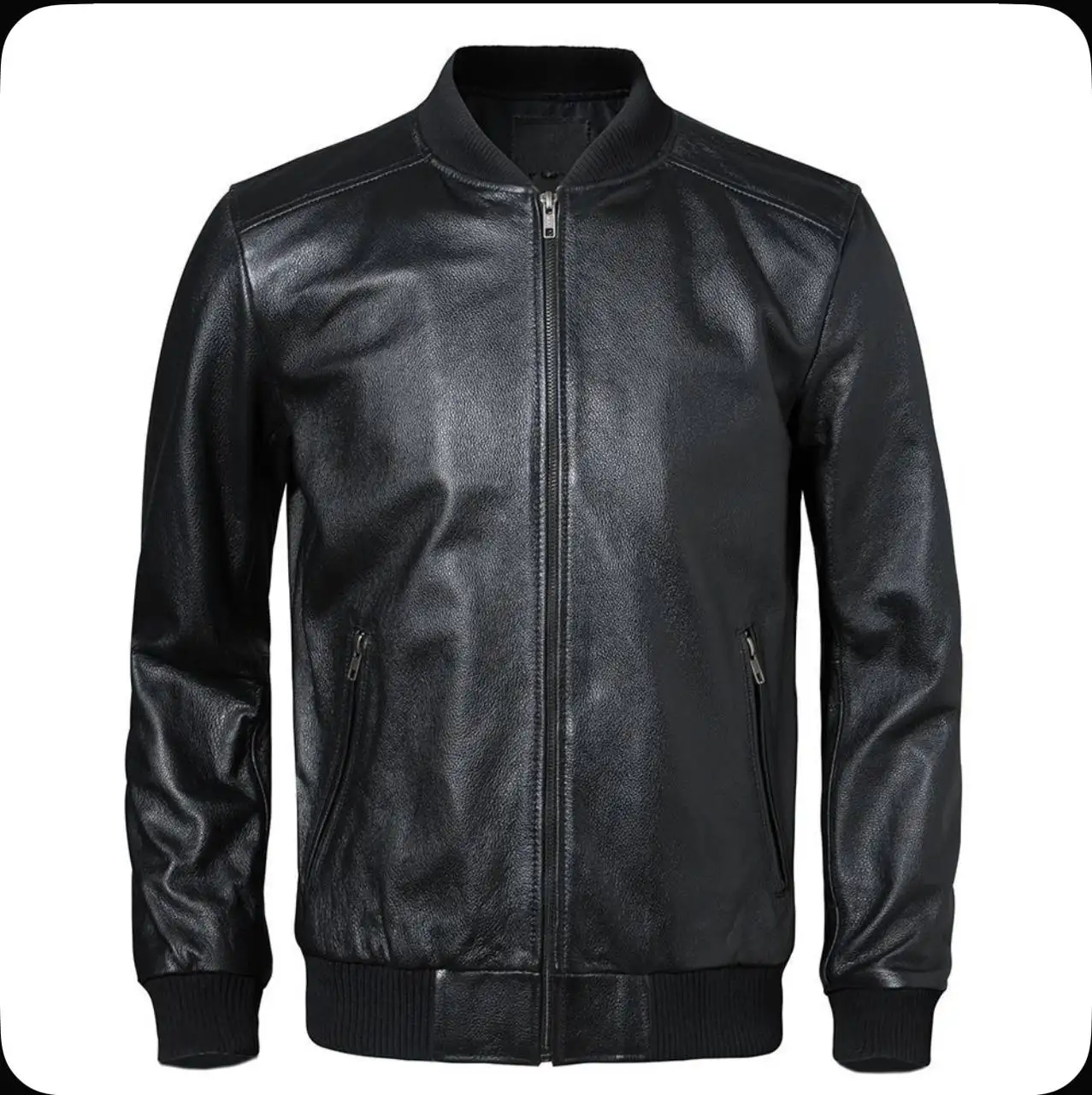 Кожаная куртка большого размера - Верхняя одежда (Одежда) в Самара