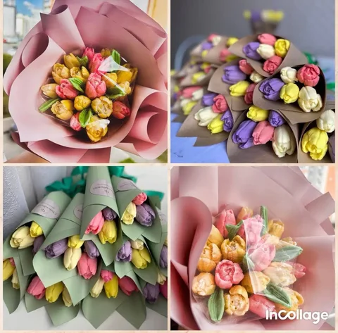 Шоколадные тюльпаны для подарка - Настольные игры в Самара