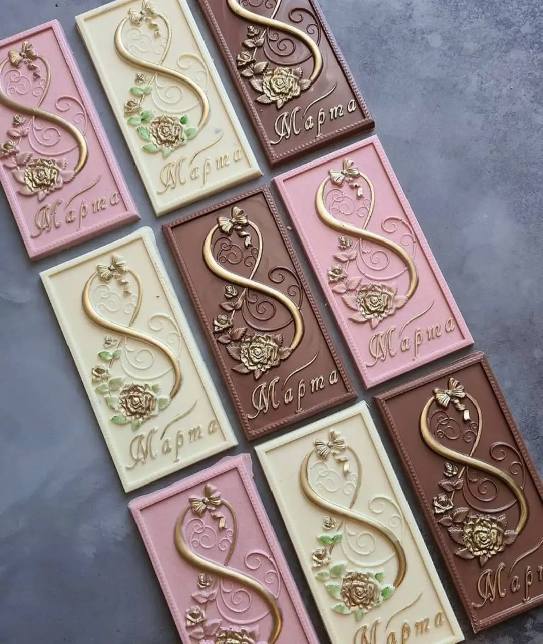 Шоколадки к 8 марта из бельгийского шоколада в подарочной упаковке - Барахолка в Самара